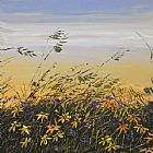 Lilacs Canvas Paintings - Susans & Lilacs